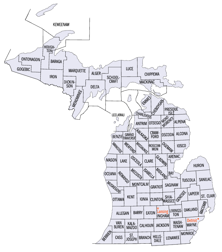 Washington county map