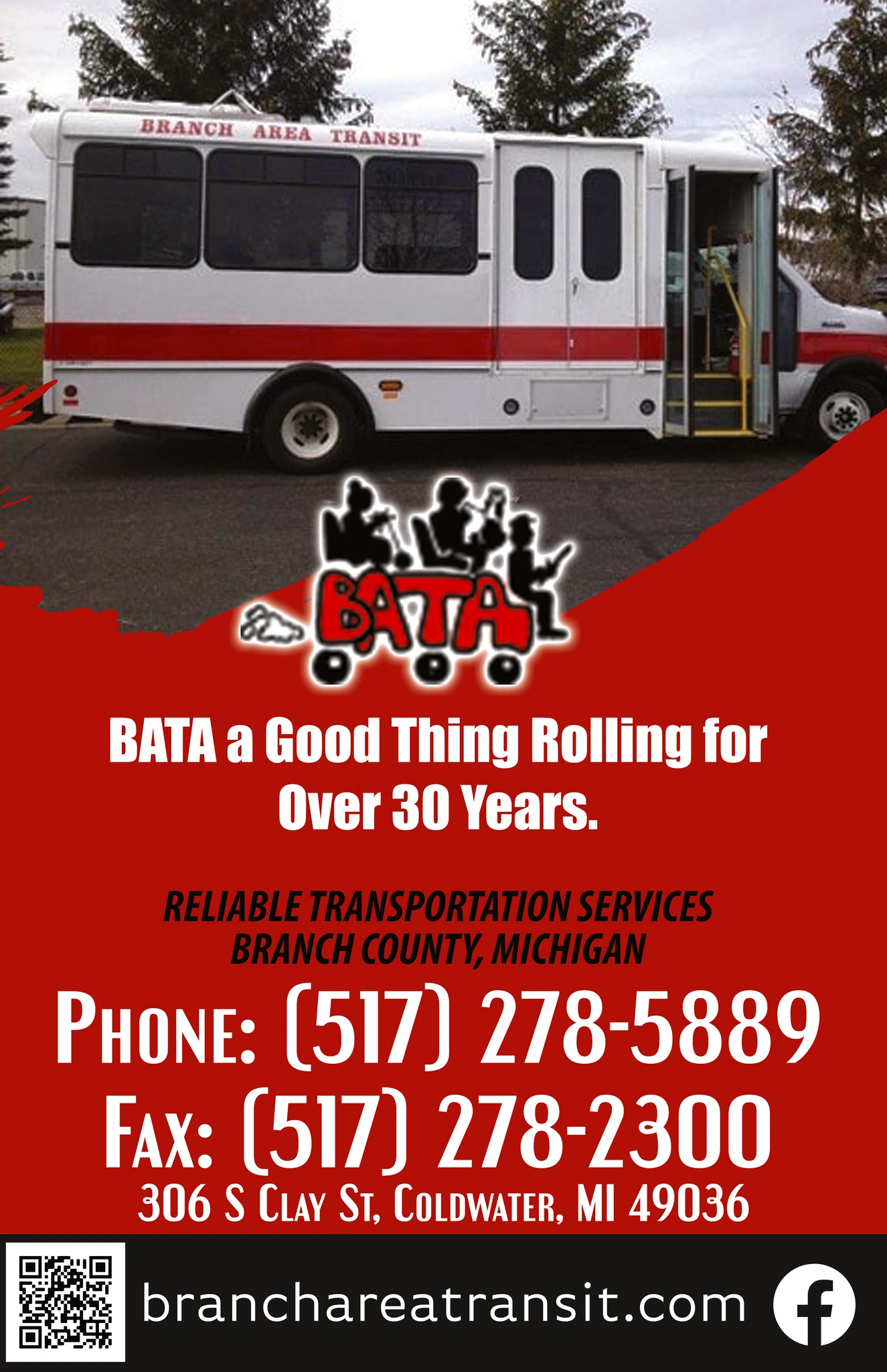 BATA • Branch Area Transit — county ad