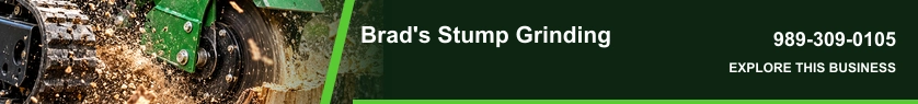 Brad's Stump Grinding — banner