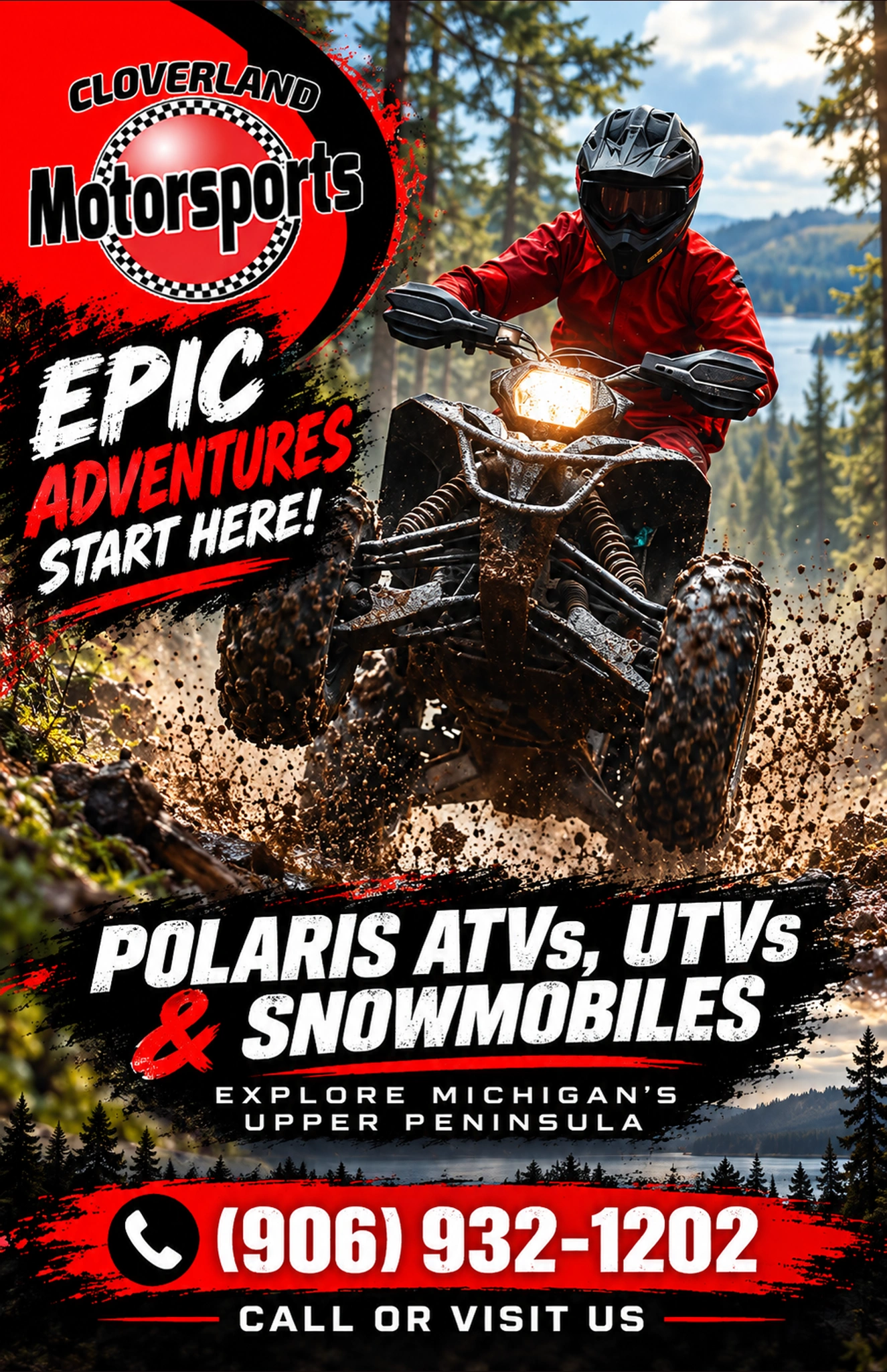 Cloverland Motorsports — business ad 1