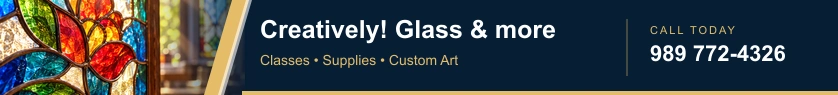 Creatively! Glass & more — banner