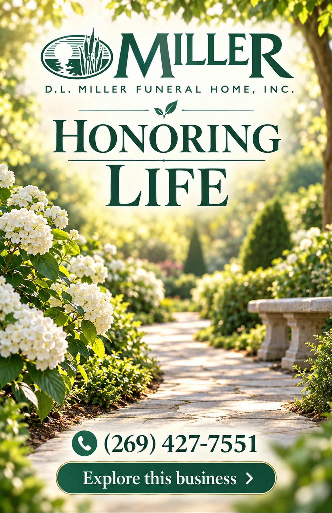 D.L. Miller Funeral Home, Inc. — county ad