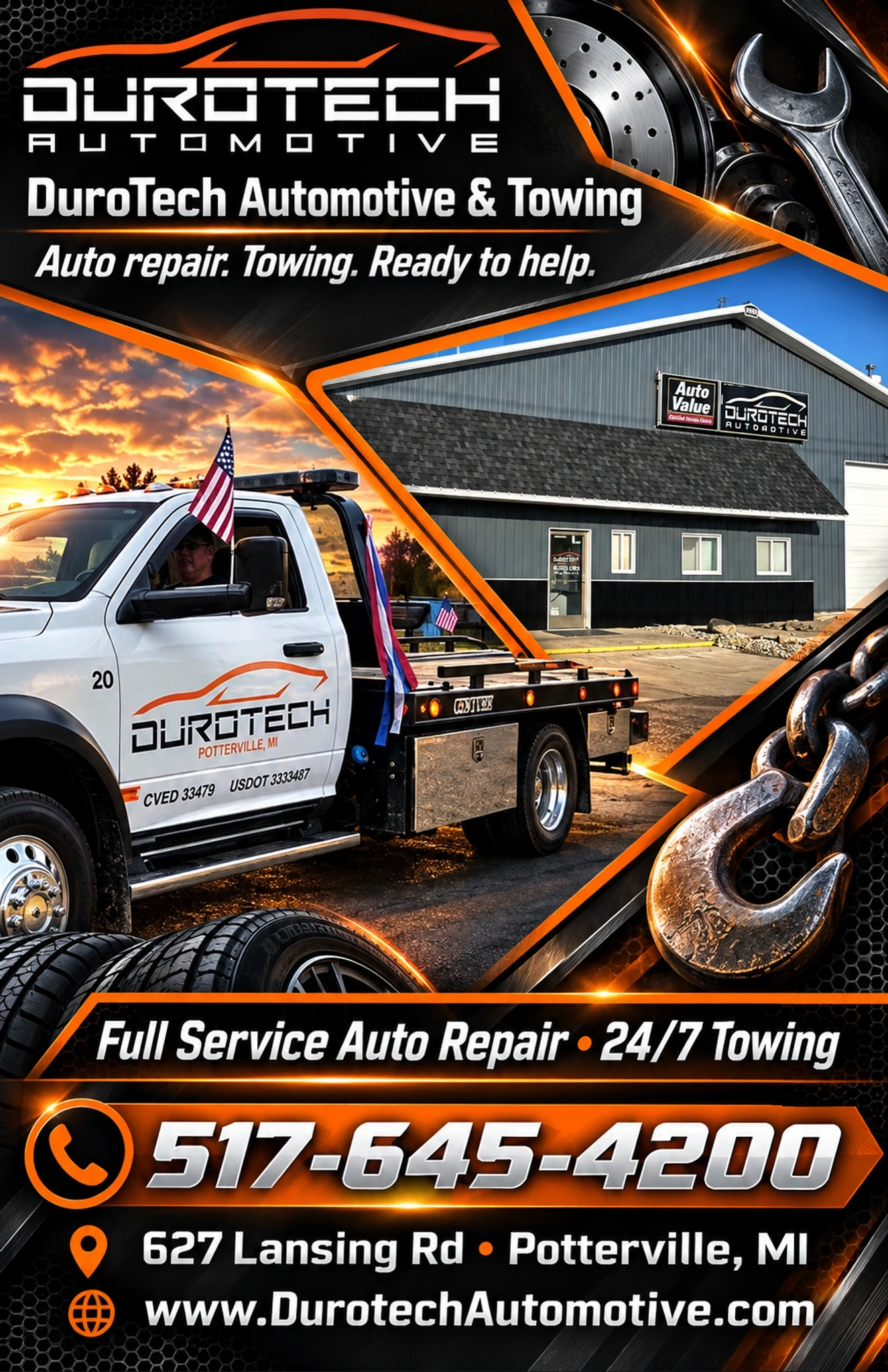 DuroTech Automotive & Towing — business ad 1