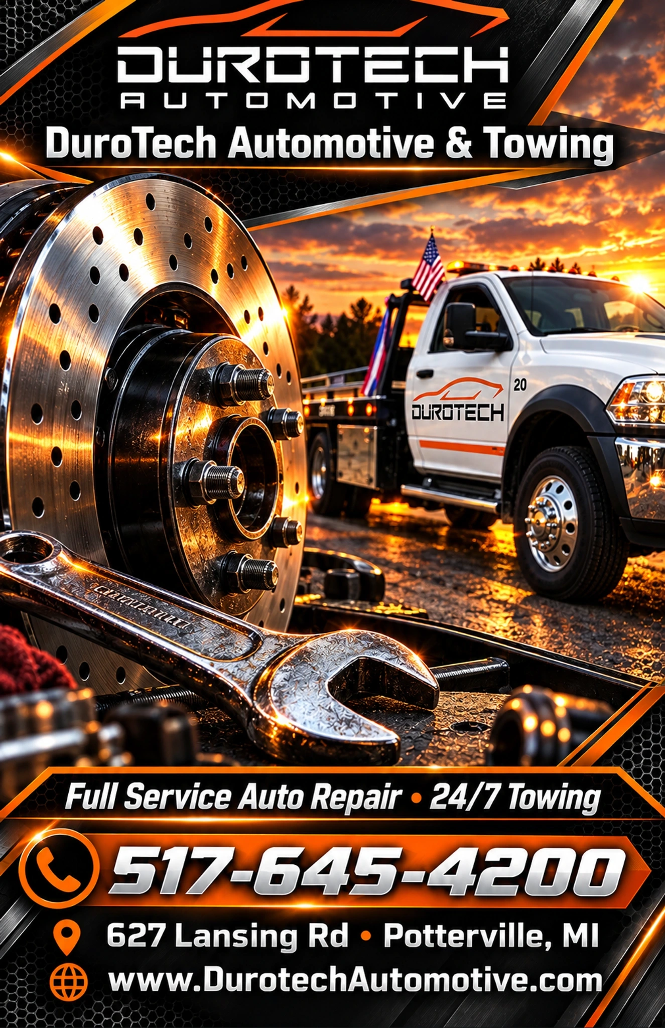 DuroTech Automotive & Towing — business ad 2