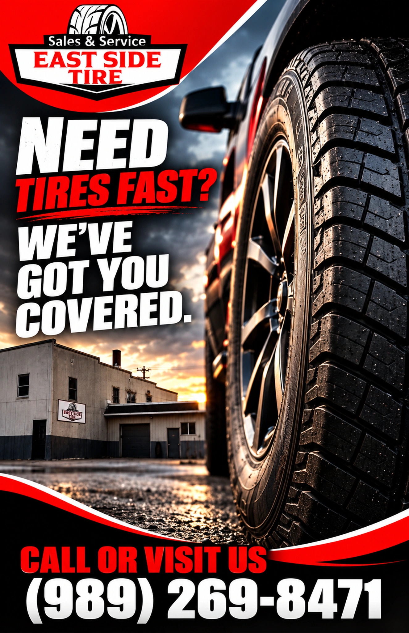 East Side Tire — business ad 1