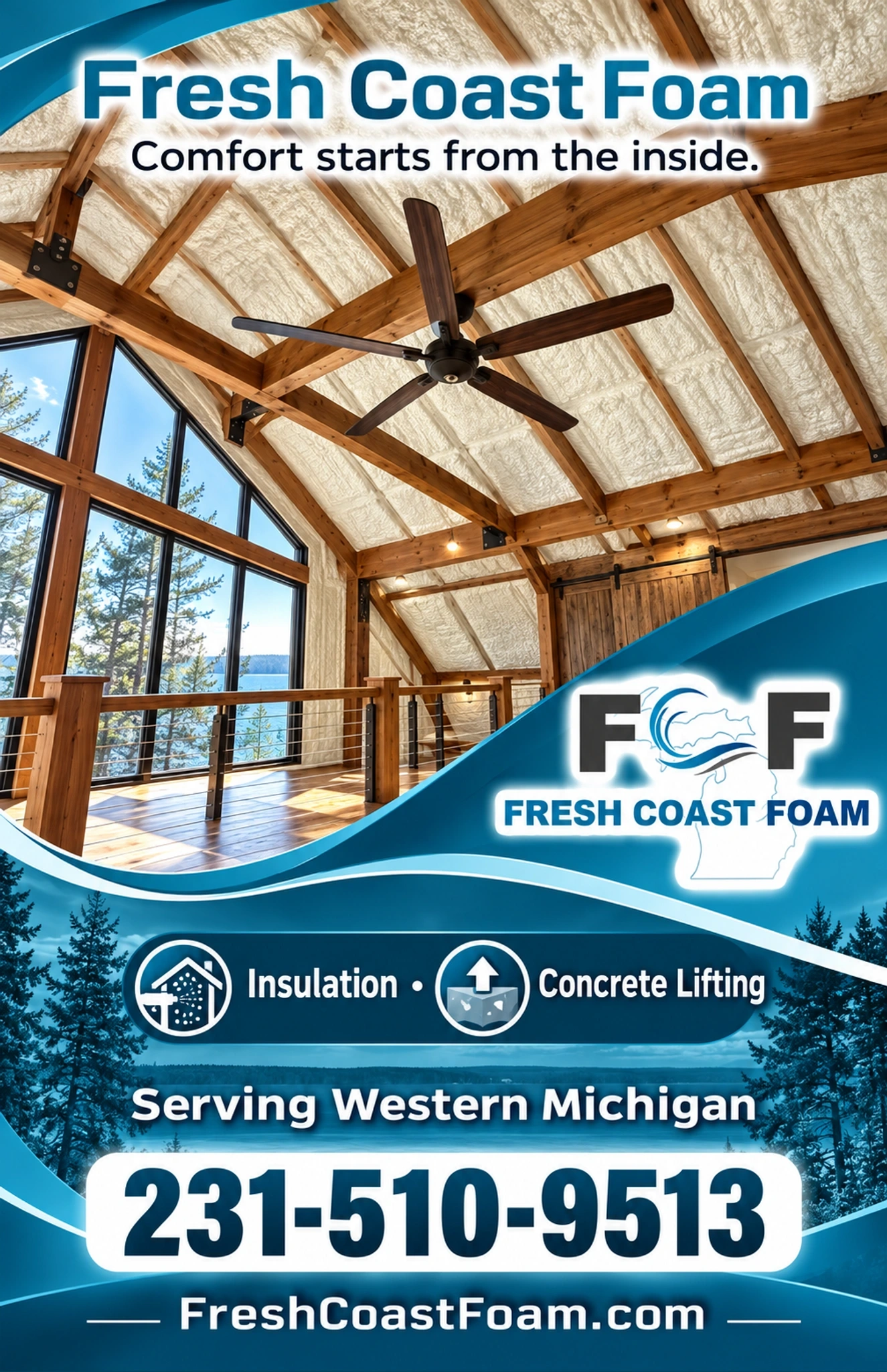 Fresh Coast Foam — business ad 1