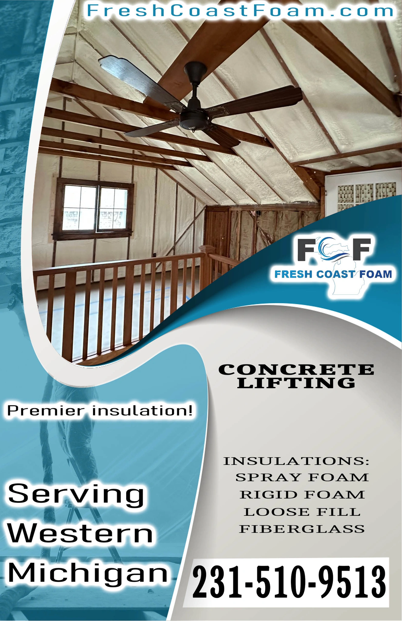 Fresh Coast Foam — county ad