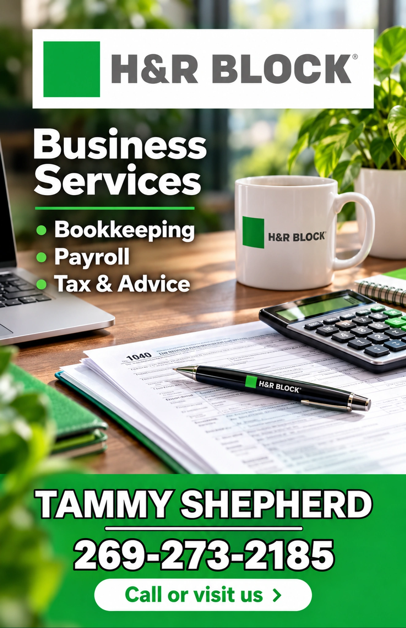 H&R Block • Tammy Shepherd — business ad 1