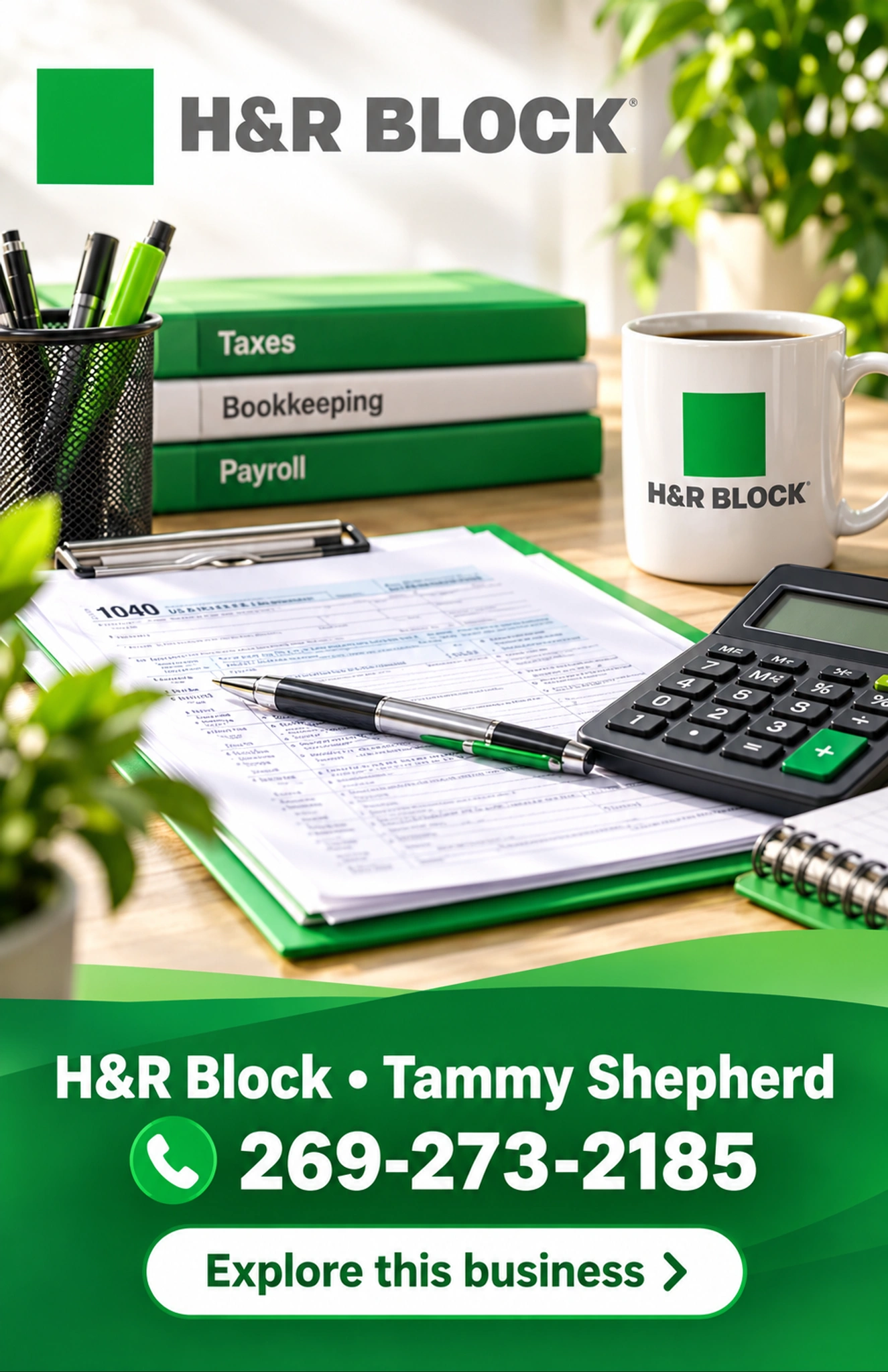 H&R Block • Tammy Shepherd — county ad