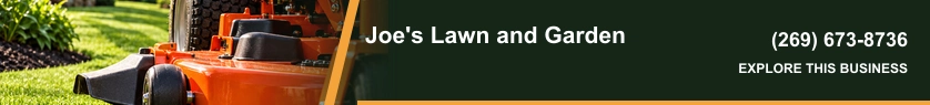 Joe's Lawn and Garden — banner