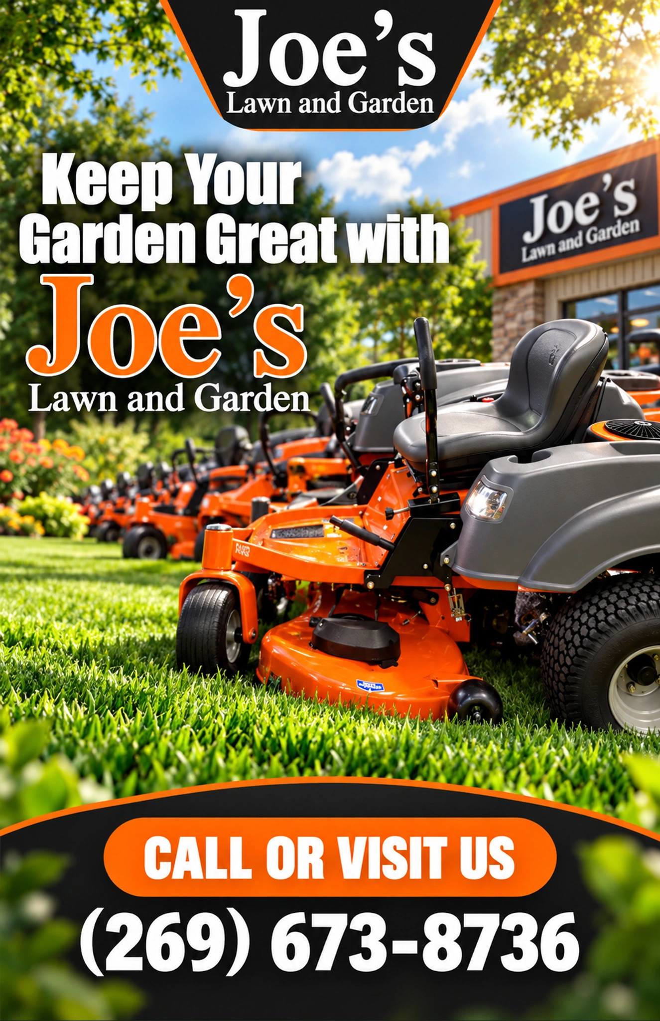Joe's Lawn and Garden — business ad 1