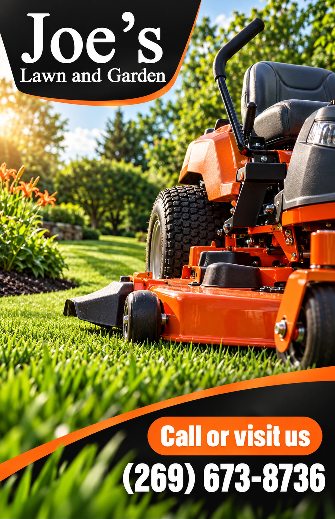 Joe's Lawn and Garden — business ad 2