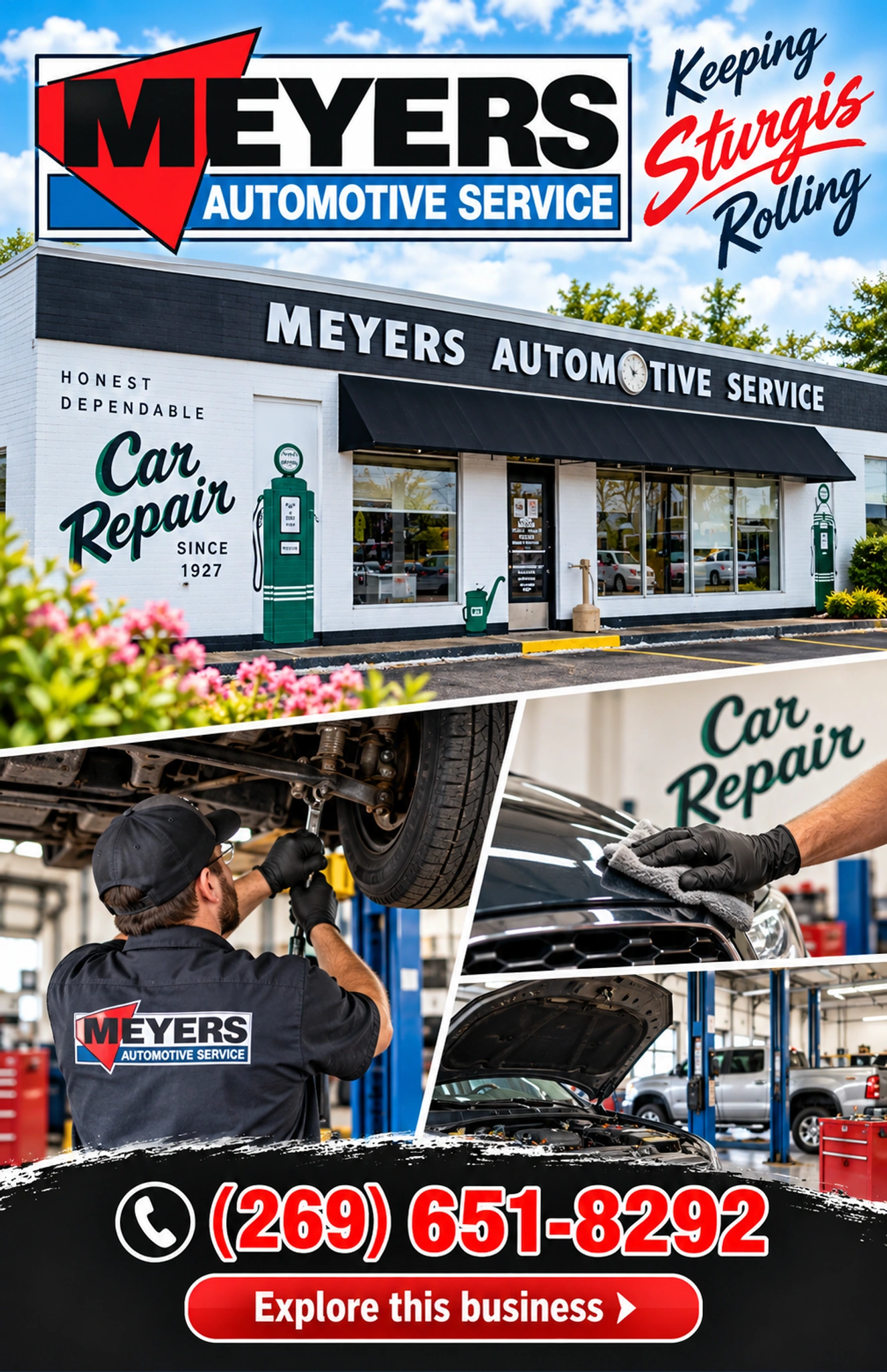 Meyers Automotive Service — county ad