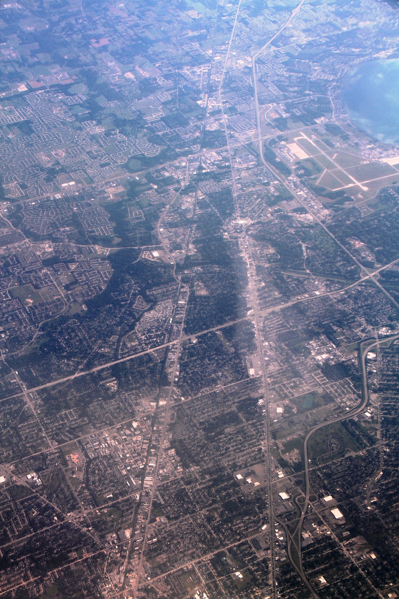 Michigan Macomb county Charter Township with Clinton River and Selfridge AFB IMG 1810