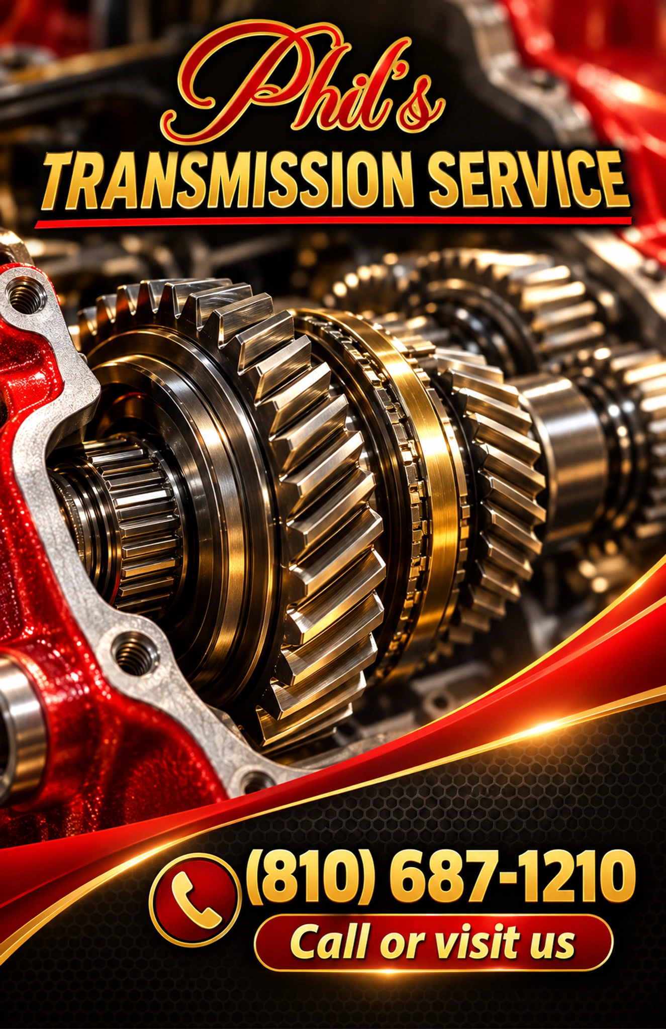 Phil's Transmission Service — business ad 2