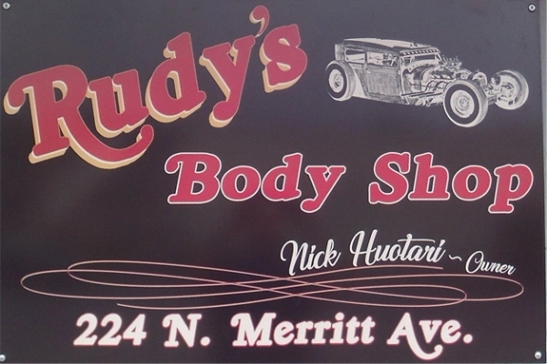 Rudy's Body Shop — logo