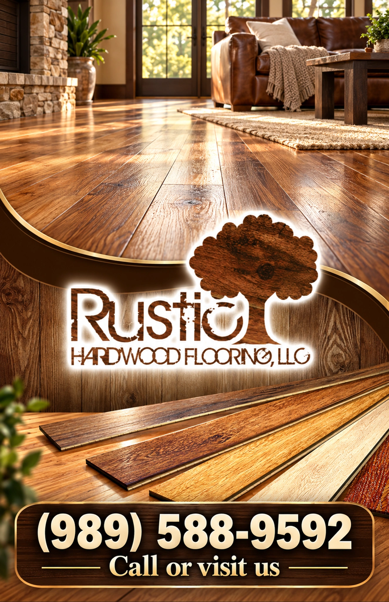 Rustic Hardwood Flooring LLC — business ad 1