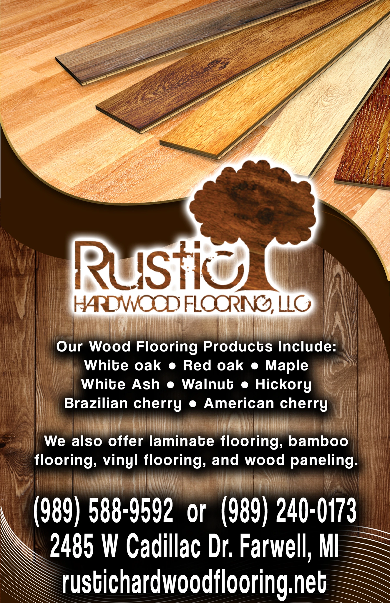 Rustic Hardwood Flooring LLC — county ad