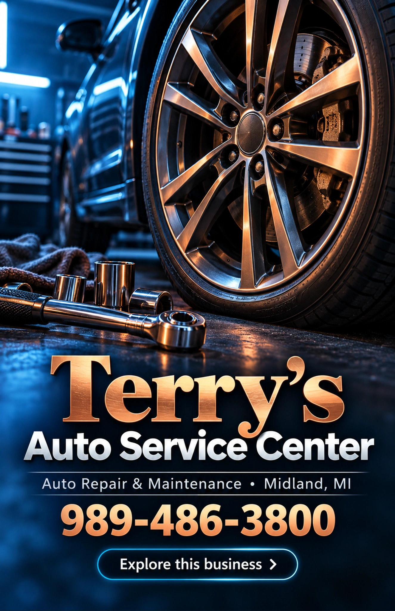 Terry's Auto Service Center — county ad