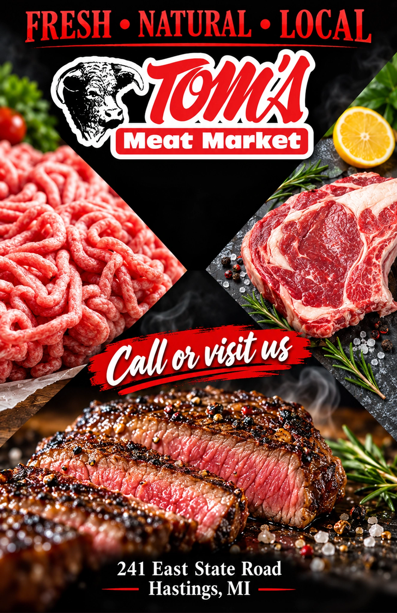 Tom's Meat Market — business ad 1