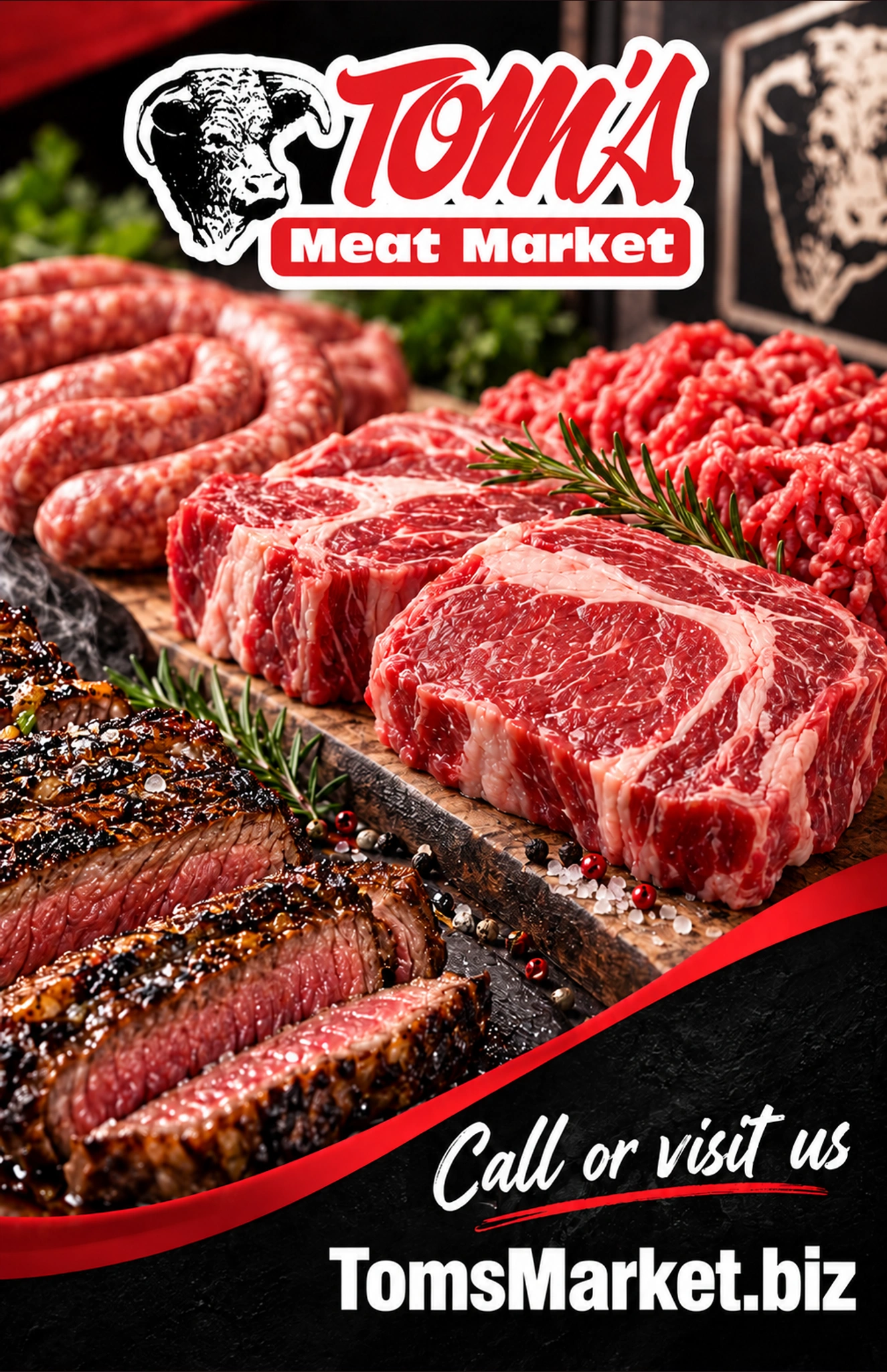 Tom's Meat Market — business ad 2