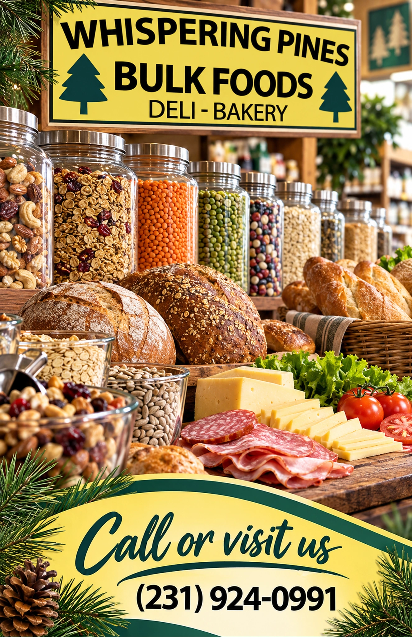 Whispering Pines Bulk Foods — business ad 2